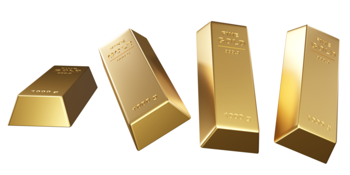 set of gold bars