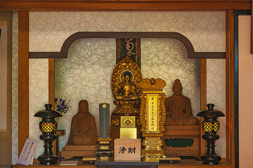 滋賀大津 西教寺 書院の明智光秀・煕子御位牌奉安所