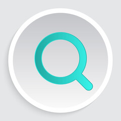 Search Icon with Modern Gradient Blue Design