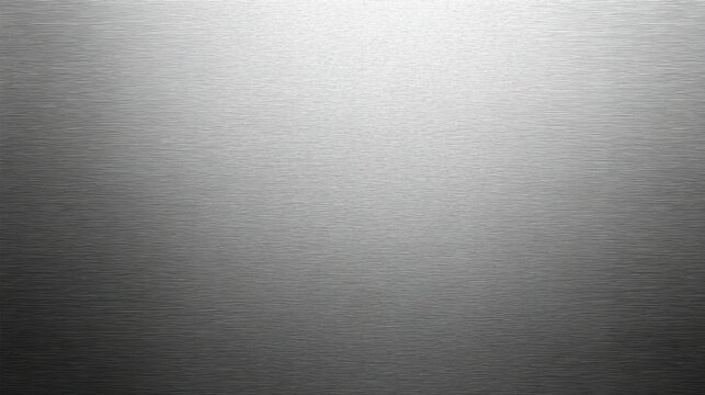 Sleek stainless steel texture with brushed metal surface pattern in silver gray