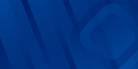 Obraz premium Abstract blue background with glowing geometric lines. Modern blue gradient square shape design. Futuristic technology concept. Suit for brochure, corporate, website, poster, banner, cover modern