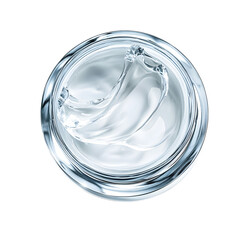Clear Gel Moisturizer Jar Full Standalone Beauty Product Shot