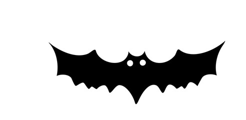 black halloween bat