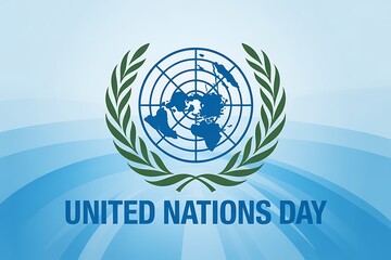 Celebrate United Nations Day with this meaningful graphic showcasing global unity and international cooperation for a positive message of peace and diplomacy