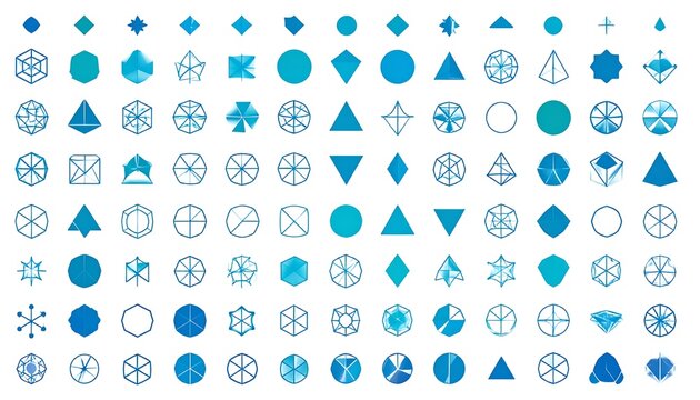 Collection of abstract shapes