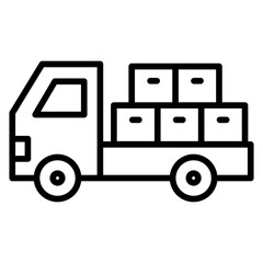 delivery truck icon 
