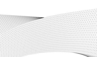 abstract shape vector 3d illustration