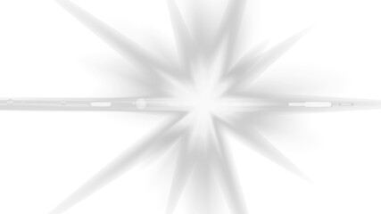 Radiant light bursts and a clean, minimalist design that offers a sense of purity and clarity transparent background