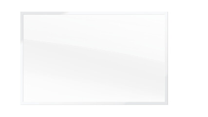 A blank, white, clean whiteboard, ready for ideas and notes transparent background