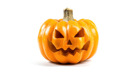 halloween pumpkin on white background
