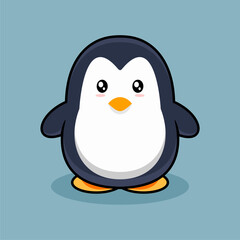 cute cartoon penguin character