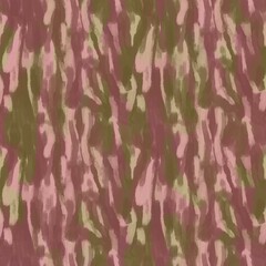 A vibrant seamless pattern with abstract, painterly brushstrokes in multi-colored shades of yellow, orange, red, green, blue, and other hues, creating a dynamic and lively design.