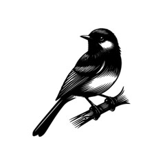 Beautiful Bulbul Bird Vector Illustration