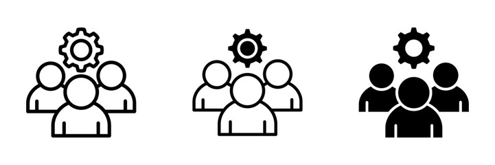 Business Team multiple icon style vector illustration. Simple vector illustration 