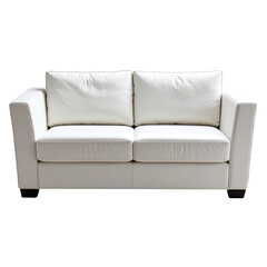 Transparent PNG available Modern White TwoSeater Sofa 