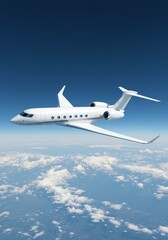 Obraz premium Business Travel Experience in High Altitude Sky