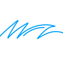 One Line drawing sea Wave 