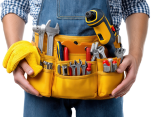 construction worker with hammer