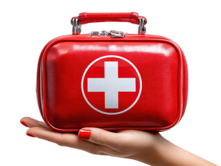 Obraz premium first aid kit with cross