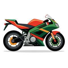 vector illustration of a motorcycle