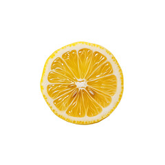 Fresh Whole Lemon and Slice Isolated on White Background for Food and Beverage Concepts