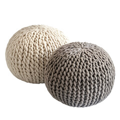 Handmade Knitted Spherical Cushions for Cozy Home Decor Inspiration
