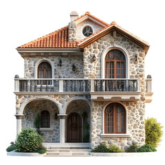 Luxurious Stone House with Balcony and Authentic Charm