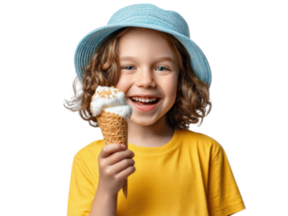 girl with ice cream