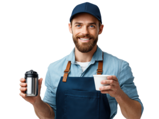 man holding a bottle of beer