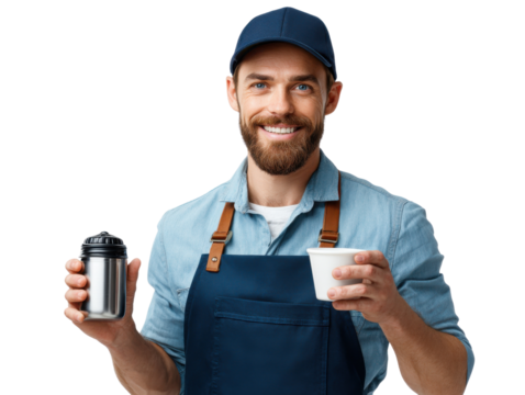 man holding a bottle of beer