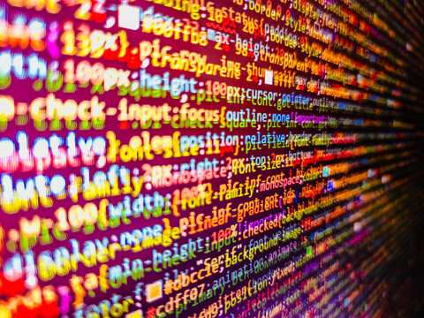 Coding programmer abstract background. Programming of Internet website. Programming code abstract background screen of software. MORE SIMILAR IN MY GALLERY