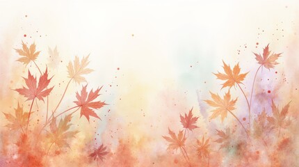 autumn background with leaves