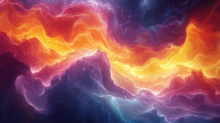 A vibrant digital canvas of swirling colors and intricate patterns, reminiscent of a network's intricate data streams, offering a dynamic backdrop to showcase the power and possibilities of 