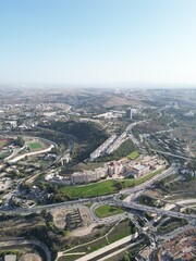 aerial view in constantine algeria