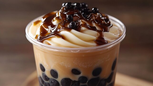 Creamy, decadent bubble tea