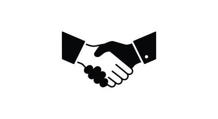 Two hands shaking in a formal business agreement or partnership