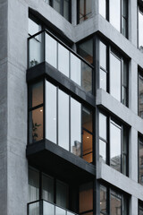 Obraz premium explore modern architectural facades that stand out amidst urban environments essence of contemporary design