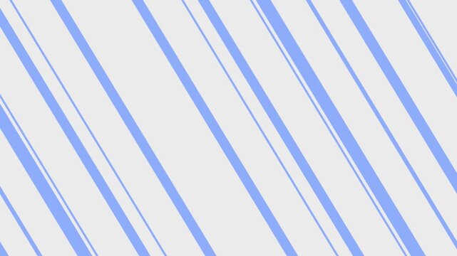 Blue diagonal stripes animation on white background 4k