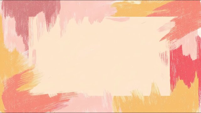 Handdrawn abstract frame animation in 4k seamless loop