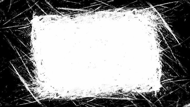 Artistic handdrawn abstract animation in stopmotion style