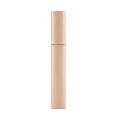 Beige cosmetic product tube mockup