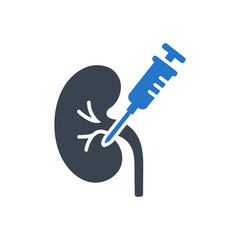 Kidney Injection Medicine Icon