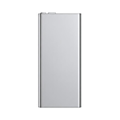 Silver portable power bank battery charger