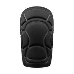 Naklejka premium Black protective padded knee pad