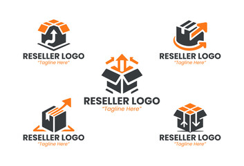 5 Reseller Logo Set Modern Business Brand Design