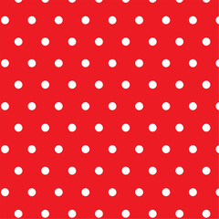 red polka dots pattern