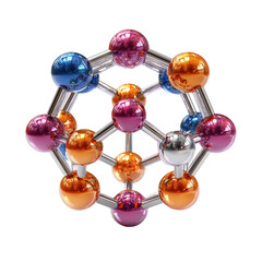 Colorful molecular structure (2)