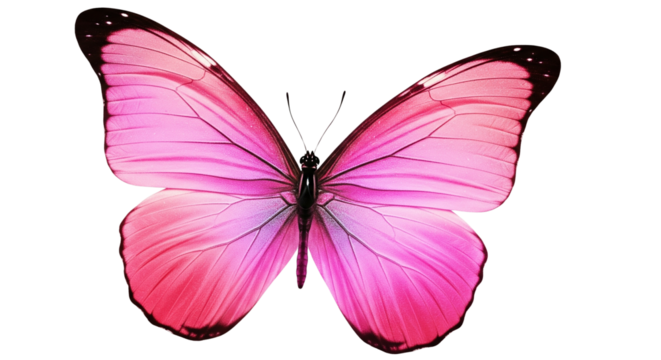 Pink butterfly in PNG format or on a transparent background. A decorative and design element for a project, banner, postcard, business, background. A beautiful bright butterfly. Insect. See Less




 - Powered by Adobe