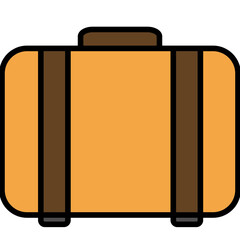 Vector illustration of a suitcase