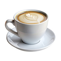 Fototapeta premium Hot Coffee Cup Illustration PNG Isolated Clip-art.